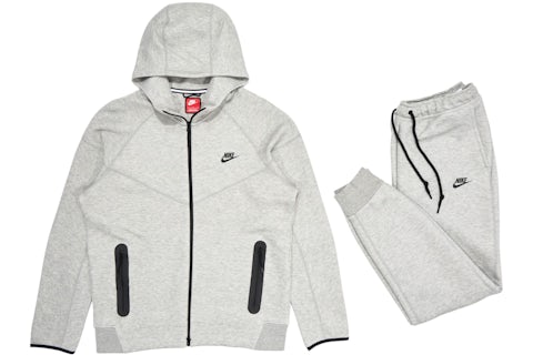 Nike Sportswear Tech Fleece Full-Zip Hoodie Joggers Set Dark