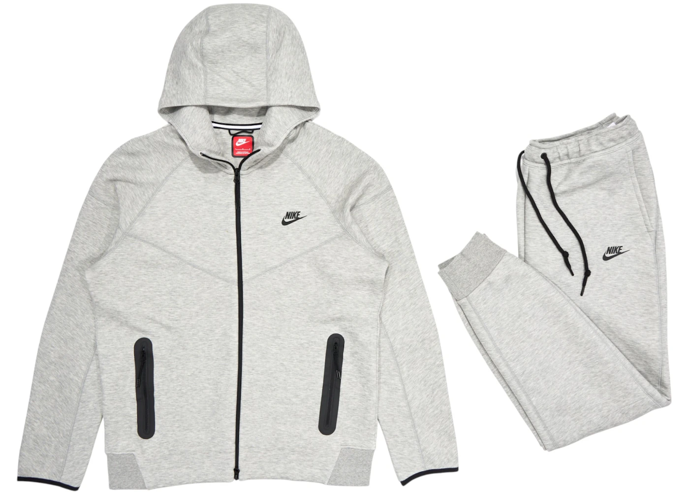 Nike Sportswear Tech Fleece Full-Zip Hoodie Joggers Set Dark