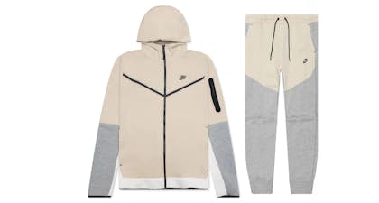 Nike Sportswear Tech Fleece Full Zip Hoodie & Joggers Set Black/Dark ...
