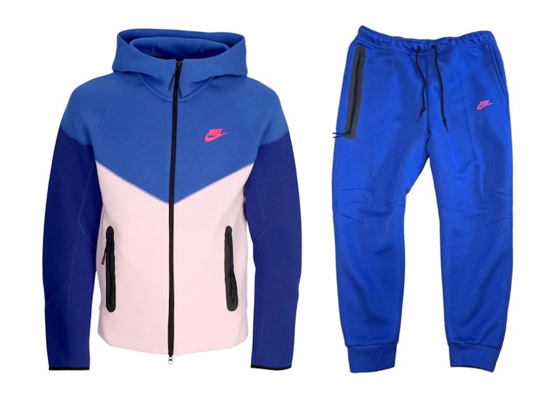 pink and blue hoodie nike