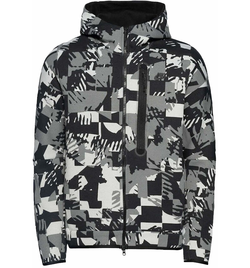 Nike Sportswear Tech Fleece Full-Zip Hoodie Light Smoke Grey/Black