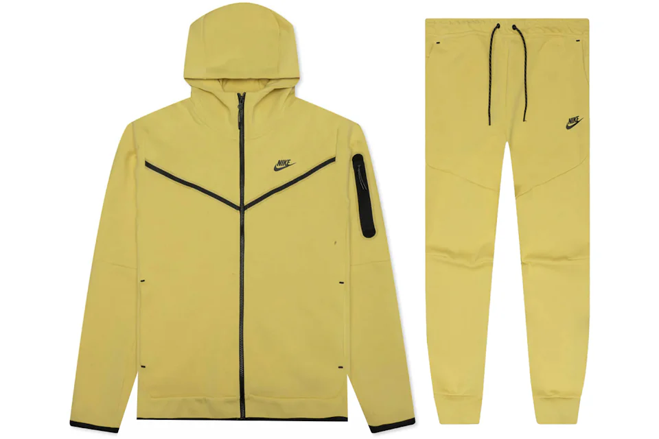 Yellow nike tech Clearance