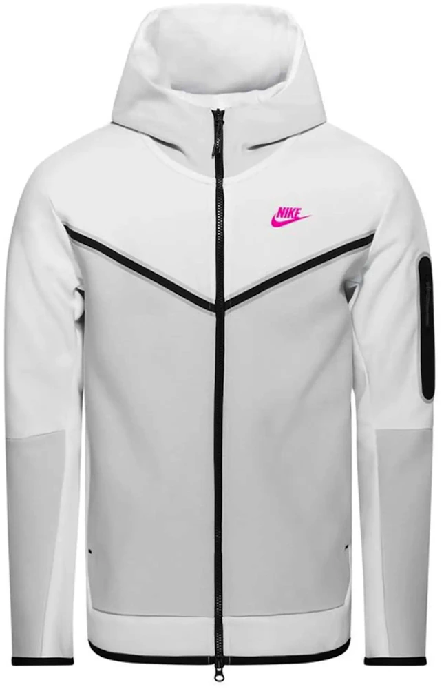 Nike Sportswear Tech Fleece Full-Zip Hoodie Summit White Pink Blast Men ...