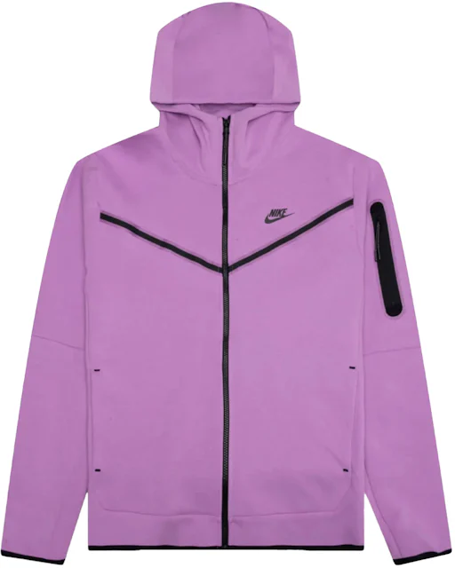 Nike Sportswear Tech Fleece Full-Zip Hoodie Violet Shock/Black Hombre ...
