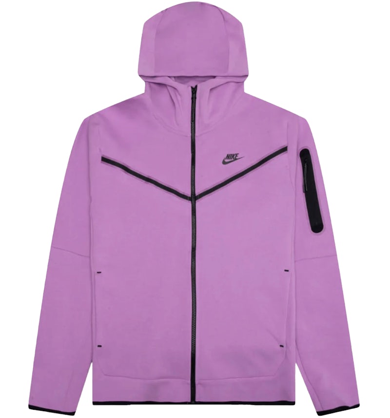 Nike Sportswear Tech Fleece Full-Zip Hoodie Violet Shock/Black