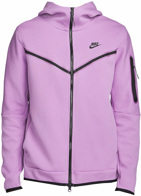 Narabar Bedrag Plenarmøde Nike Sportswear Tech Fleece Full-Zip Hoodie Violet Shock/Black - FW22 Men's  - US