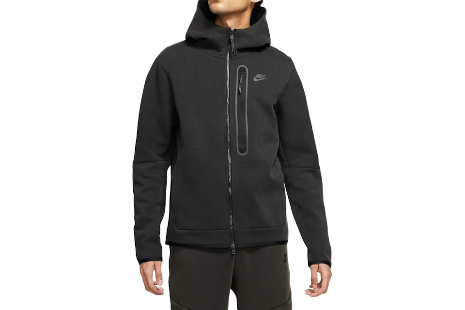 Nike Sportswear Tech Fleece Full-Zip Hoodie Washed Black/Black