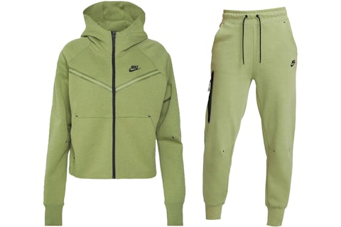 Nike Sportswear Women's Tech Fleece Hoodie Joggers Set Alligator