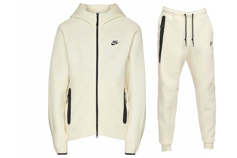 Nike Sportswear Tech Fleece Hoodie Jogger Set Kokosnussmilch