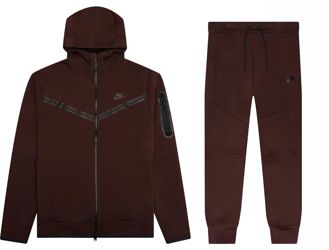 Nike Sportswear Tech Fleece Hoodie & Joggers Set Cacao Wow/Black
