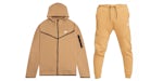 Nike Sportswear Tech Fleece Hoodie & Joggers Set Elemental Gold/Sail