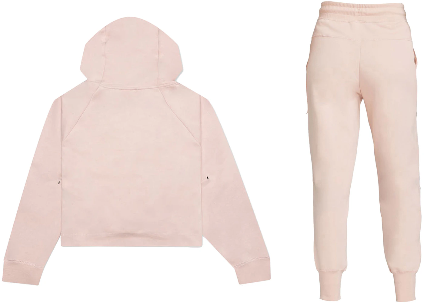 Nike Sportswear Tech Fleece Hoodie & Joggers Set Pink Oxford/Black ...
