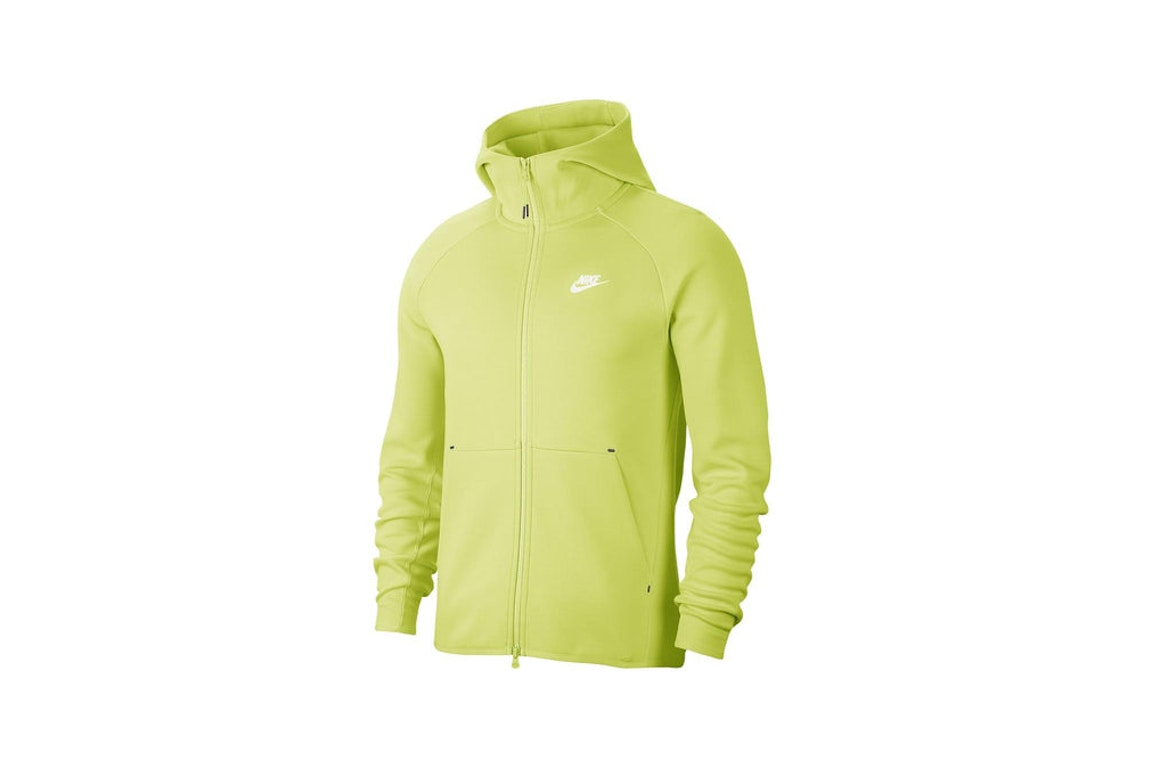 Pre-owned Nike Sportswear Tech Fleece Hoodie Lime Light
