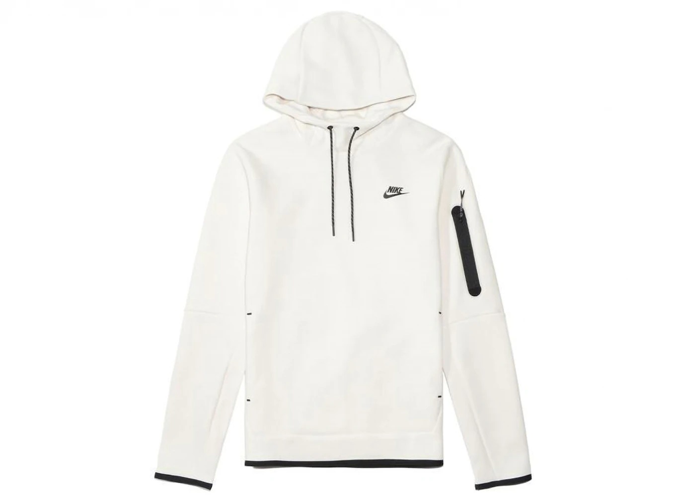 Nike Sportswear Tech Fleece Full-Zip Hoodie White - PHANTOM/BLACK