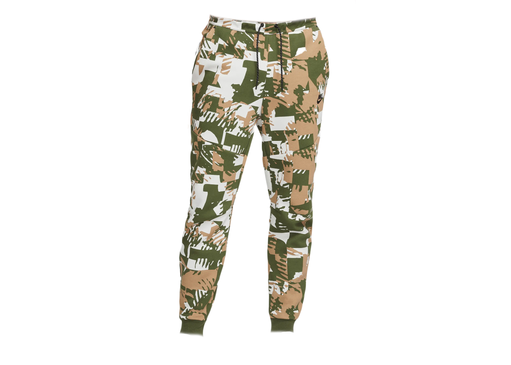 Pants and jeans Nike M NRG SoloSwoosh Pant Fleece Gy Camo Sail/ White |  Footshop