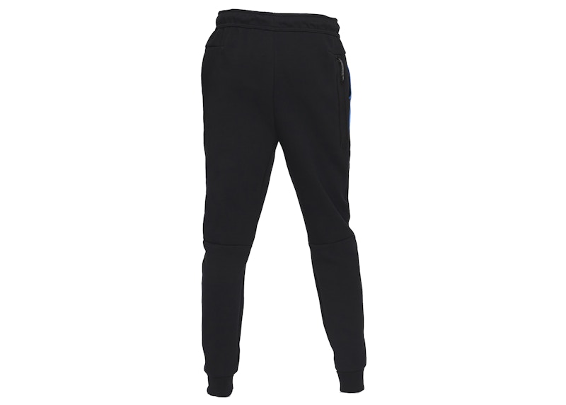 mens nike tech fleece joggers blue