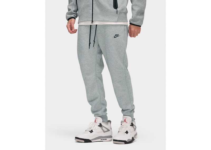 black and gray nike joggers