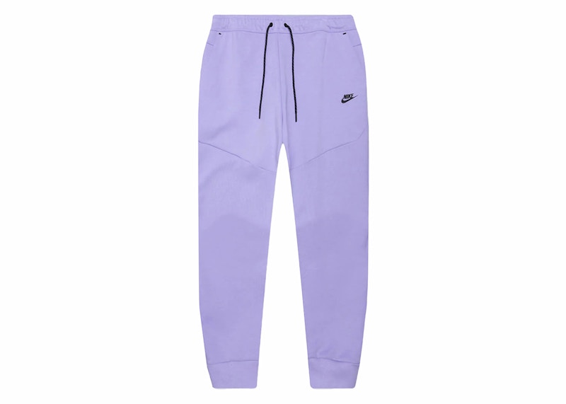 Nike sportswear tech shop fleece joggers plum chalk