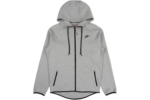 Nike Sportswear Tech Fleece OG Full-Zip Hoodie Gris Foncé chiné