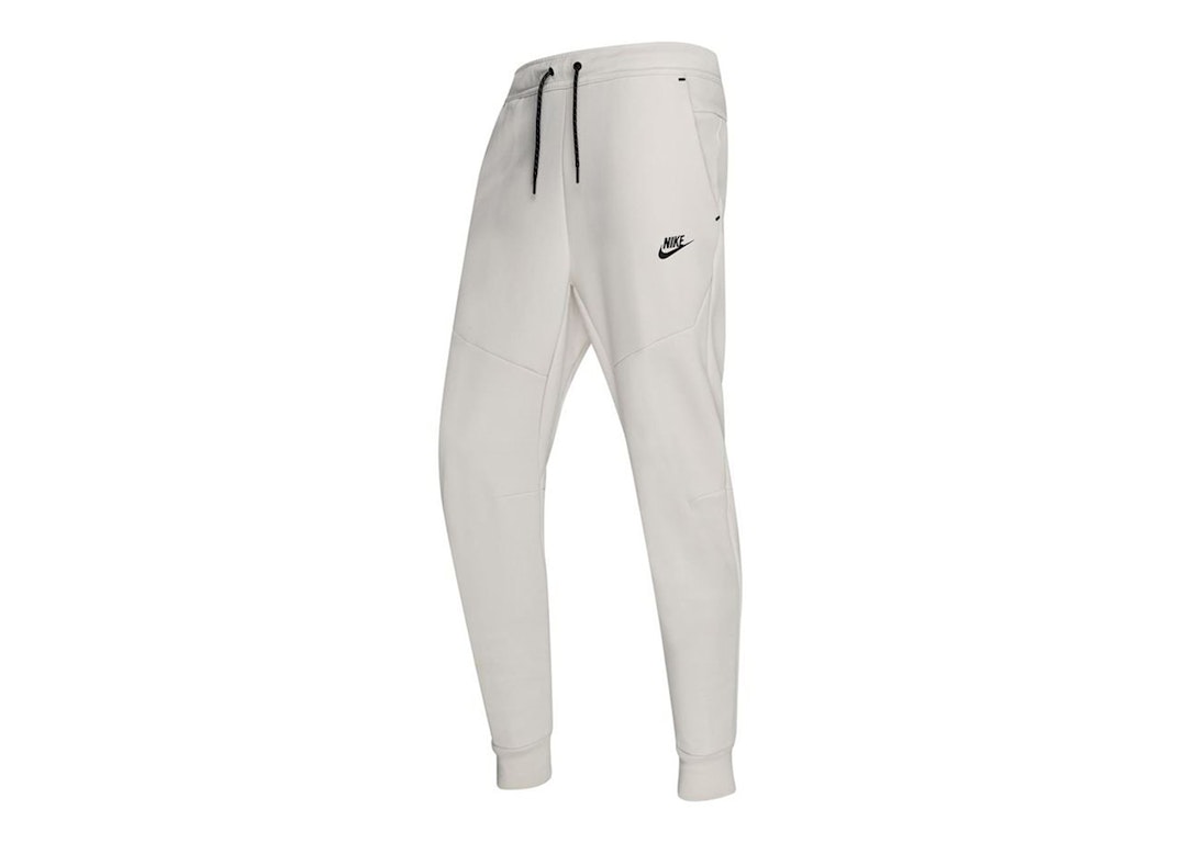 Pre-owned Nike Sportswear Tech Fleece Pant Light Bone/black