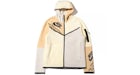 Nike Sportswear Tech Fleece Printed Full-Zip Hoodie Light Bone/Coconut Milk/Sesame/Black