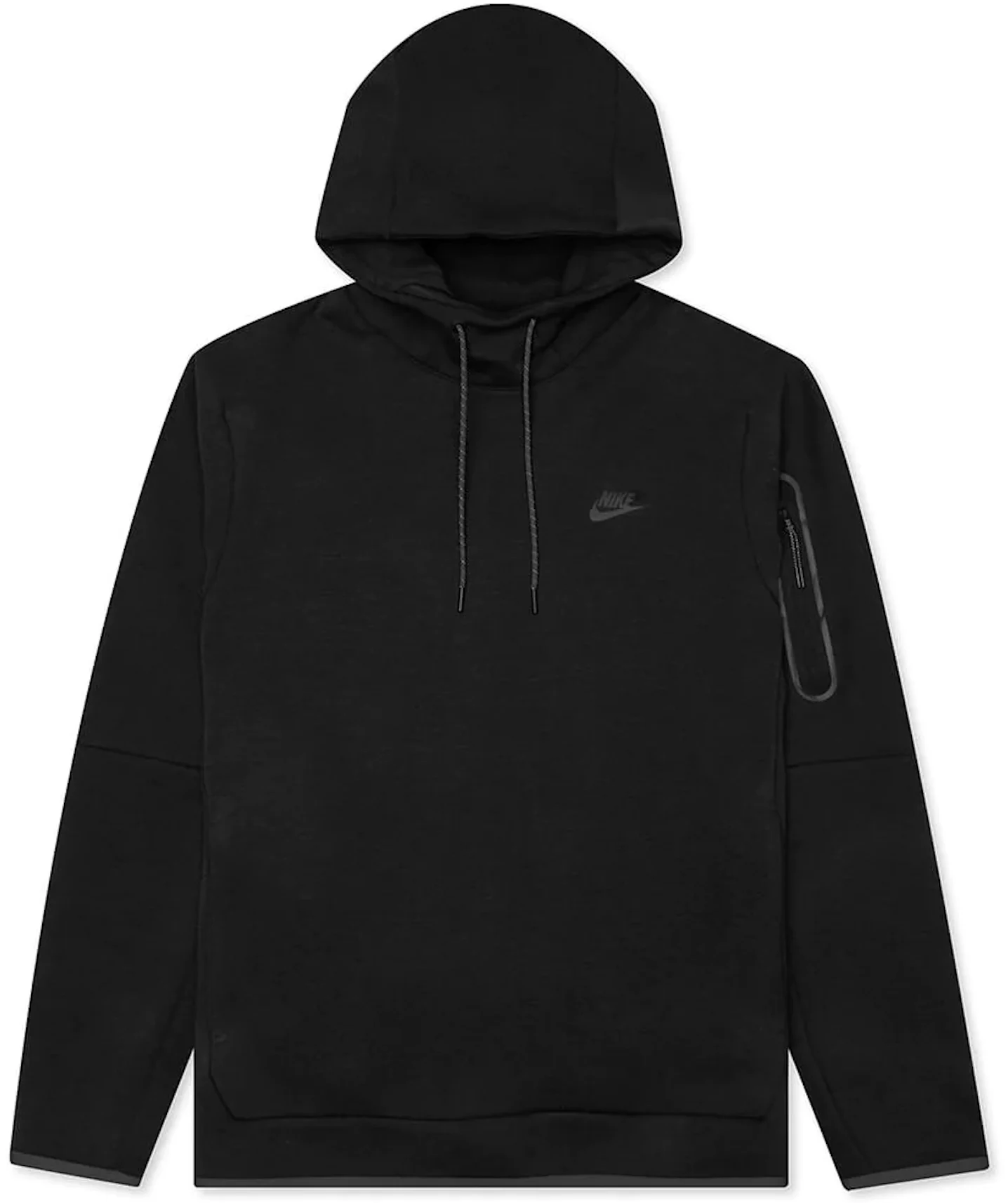 Nike Sportswear Tech Fleece Pullover Hoodie Black/Black Men's - FW22 - US