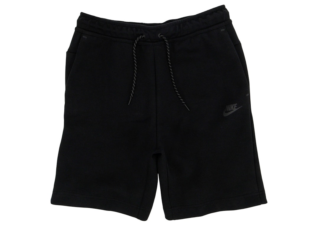 Pre-owned Nike Sportswear Tech Fleece Shorts Black