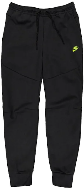 Nike Sportswear Tech Fleece Sweatpants Black/Volt Men's - FW23 - US
