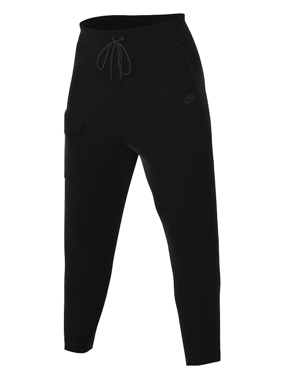 Pre-owned Nike Sportswear Tech Fleece Utility Trousers Black/black