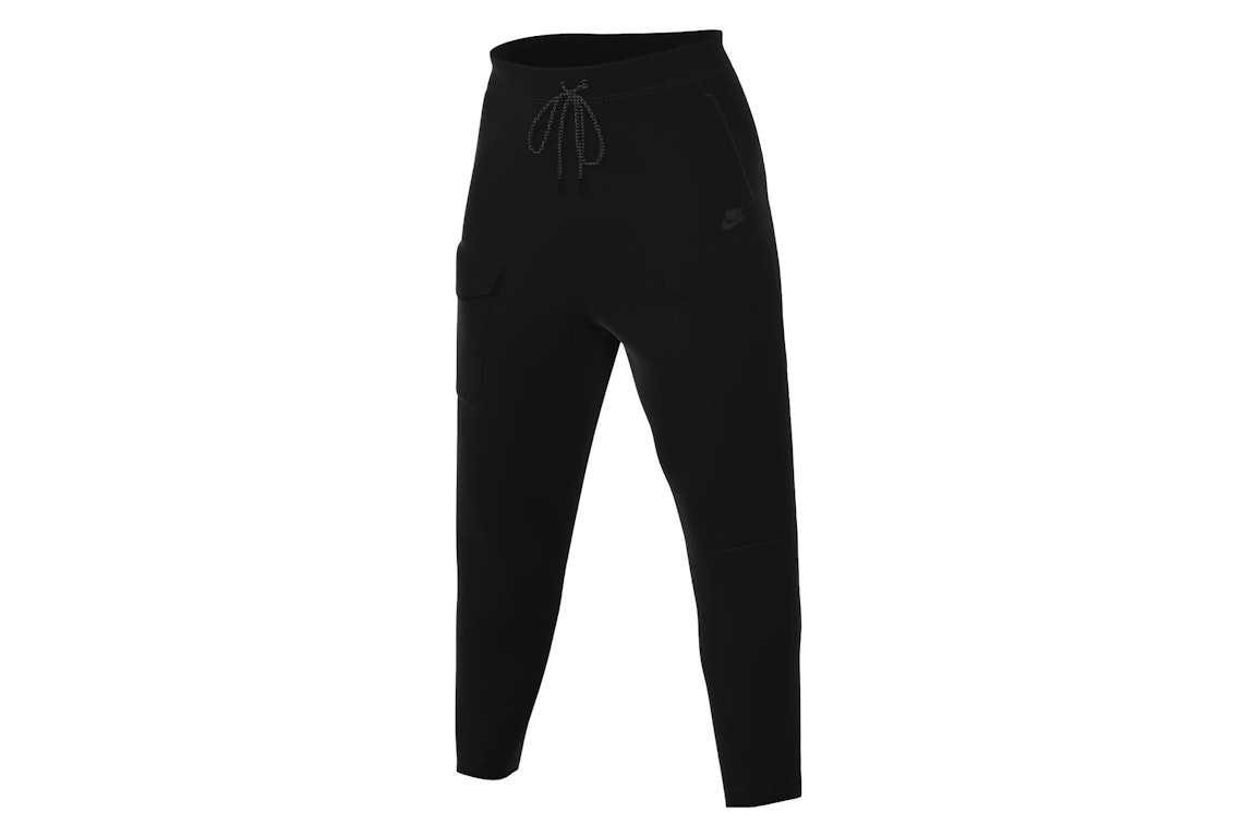 Pre-owned Nike Sportswear Tech Fleece Utility Trousers Black/black