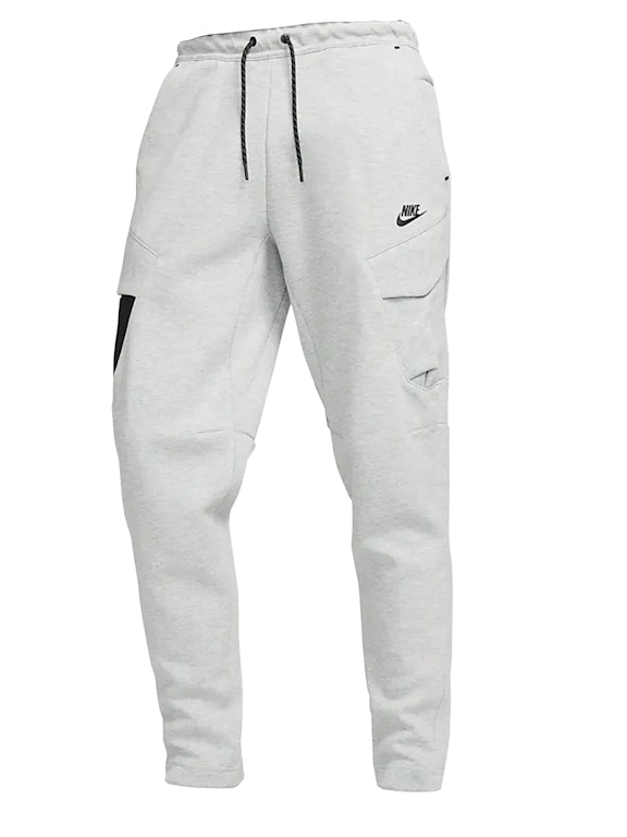 Pre-owned Nike Sportswear Tech Fleece Utility Trousers Dark Grey Heather/black/black