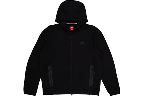 Zip Windrunner Mens Black Nike Tech Fleece Hoodie Nike Sportswear