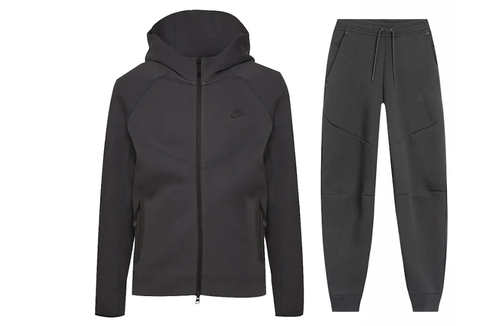 Nike Sportswear Tech Fleece Windrunner Full Zip Hoodie & Joggers Set ...