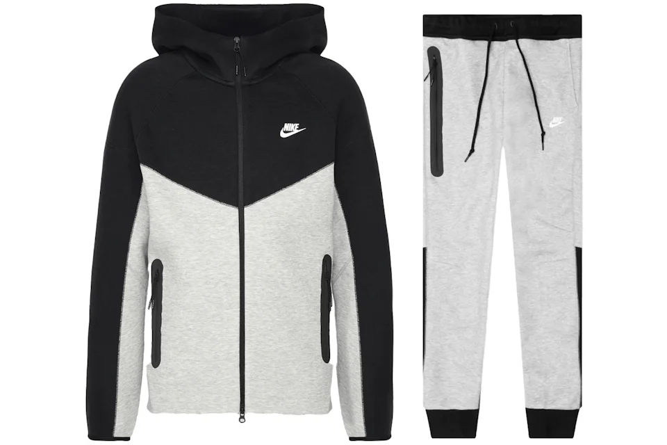 Nike grey joggers and hoodie Outlet