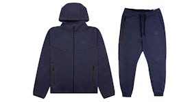 Nike Sportswear Tech Fleece Full Zip Hoodie & Joggers Reflective ...