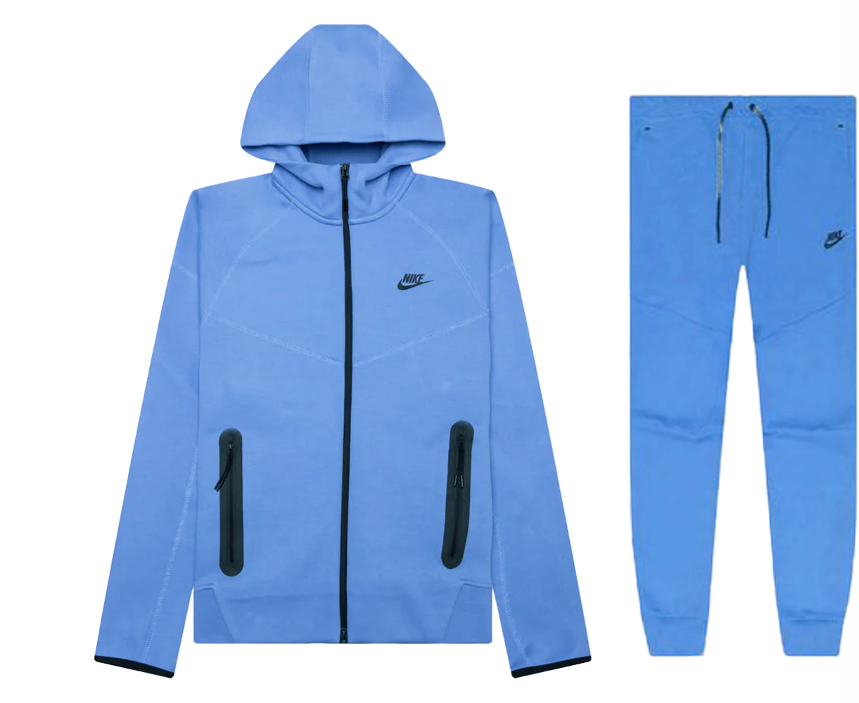 Nike Sportswear Tech Fleece Windrunner Full Zip Hoodie & Joggers Set ...