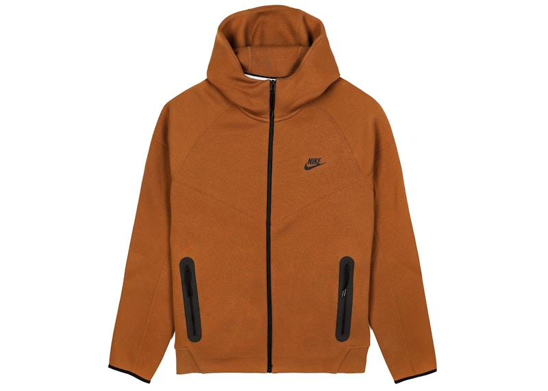 Pre-owned Nike Sportswear Tech Fleece Windrunner Fullzip Hoodie In Light British Tan