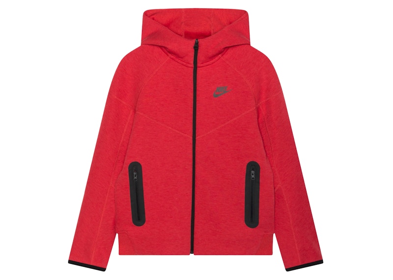 Nike tech shop fleece hoodie red