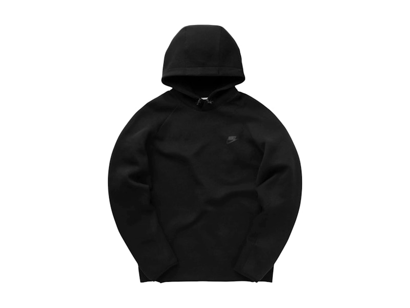 Pre-owned Nike Men's Sportswear Tech Fleece Windrunner Full Zip Hoodie (ss25) In Black