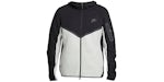 Sweat à capuche Nike Sportswear Tech Fleece Windrunner noir/gris chiné foncé