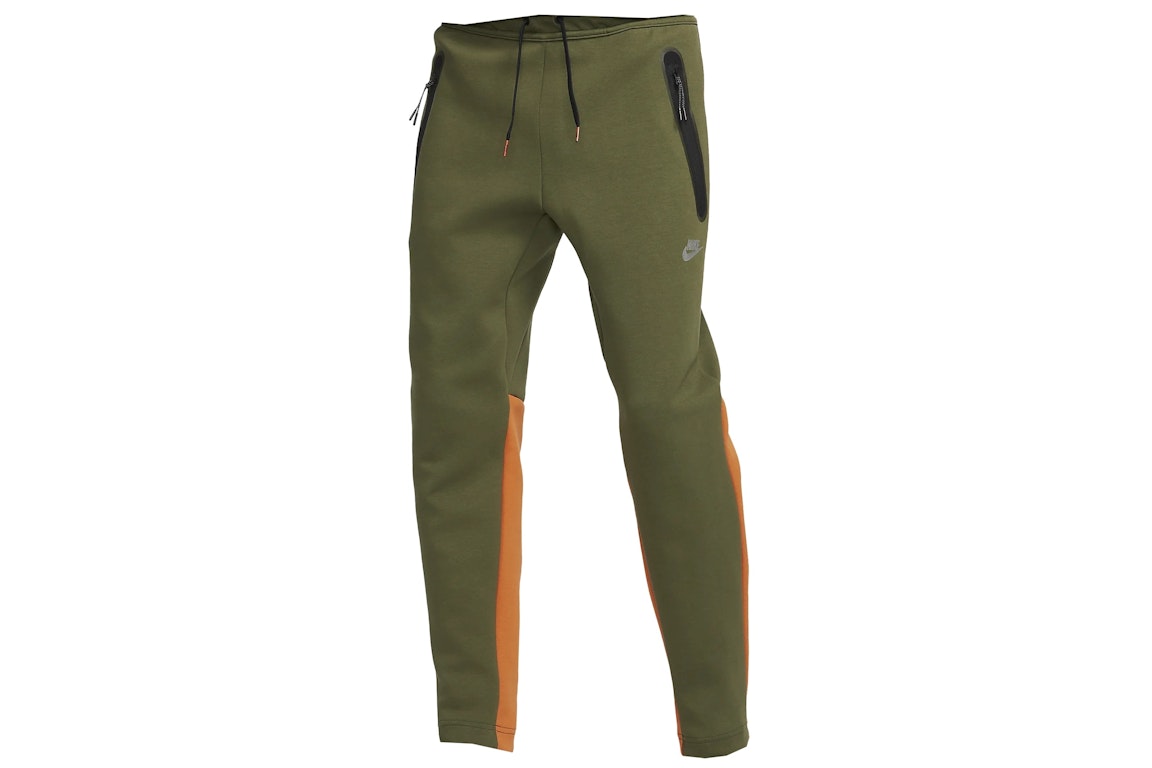Pre-owned Nike Sportswear Tech Fleece X Doernbecher Freestyle Joggers Rough Green/starfish/metallic Silver