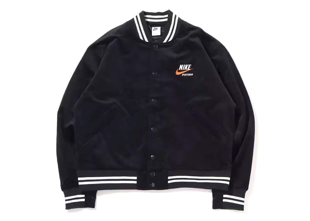 Pre-owned Nike Sportswear Trend Bomber Jacket (asia Sizing) Black