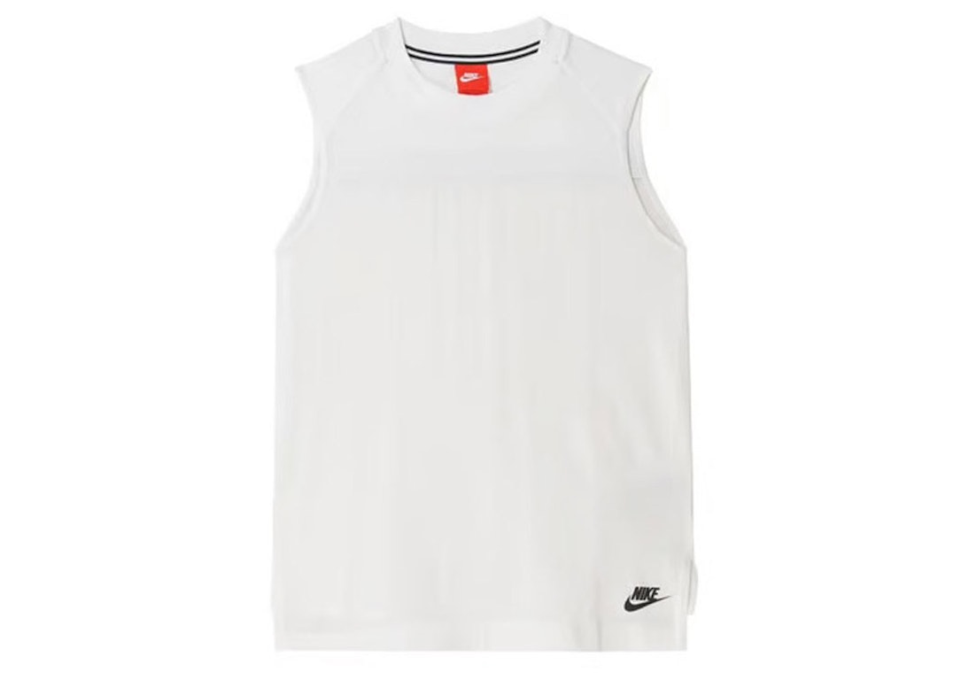 Pre-owned Nike Sportswear Women's Bonded Tank White