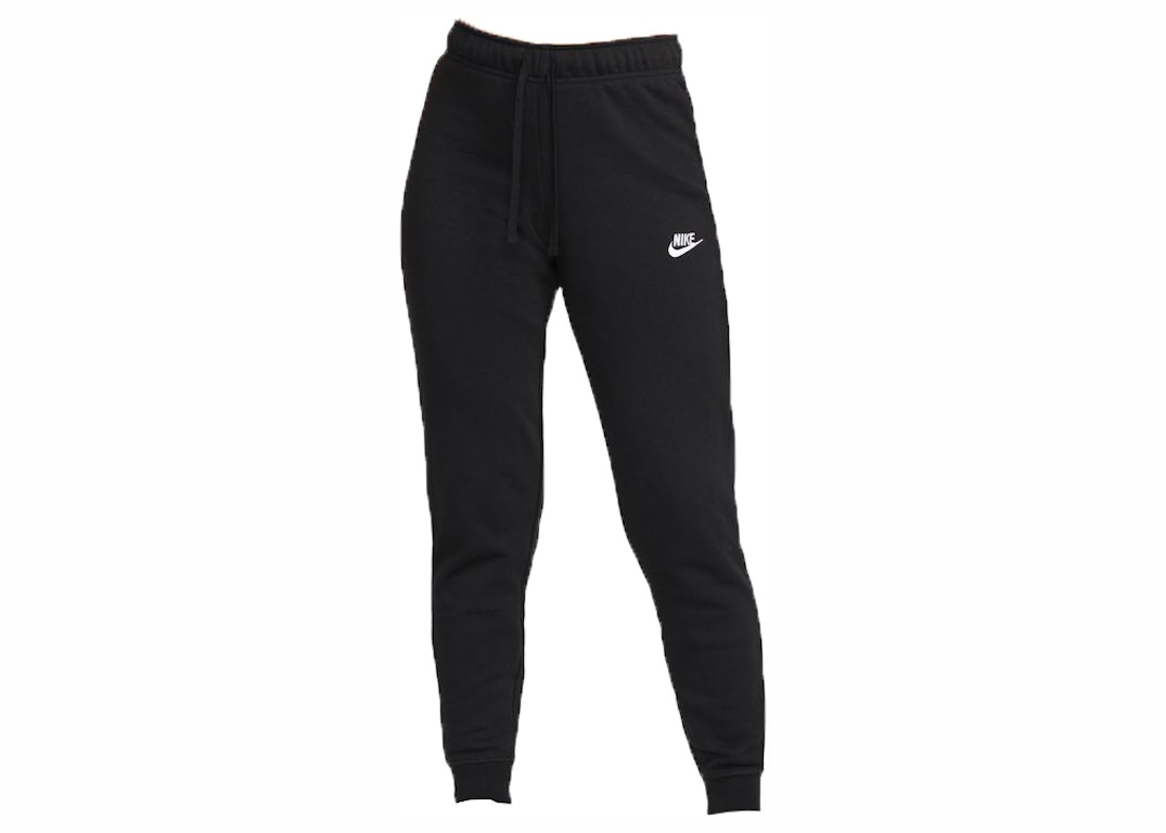 Pre-owned Nike Sportswear Women's Club Fleece Jogger Pants Black/white