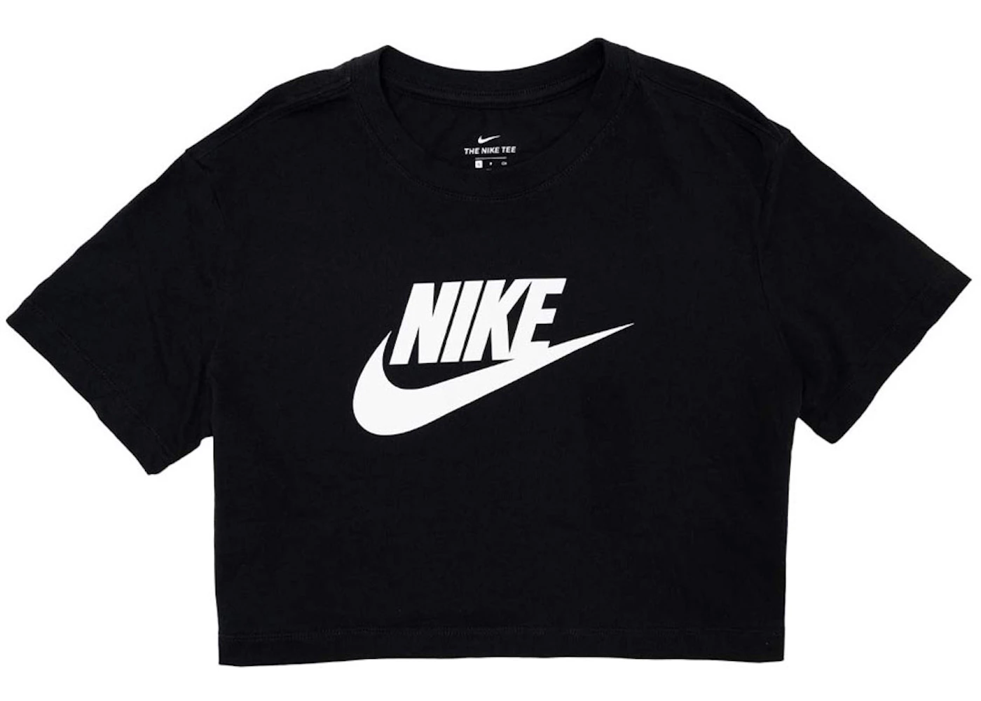 Nike Sportswear Women's Essential Cropped T-shirt Black - FW23 - US