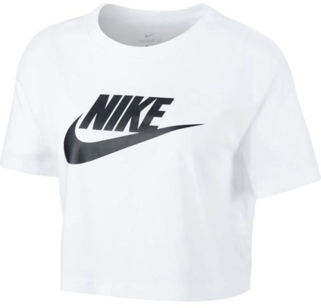Nike Sportswear Women's Essential Cropped T-shirt White - FW23 - US
