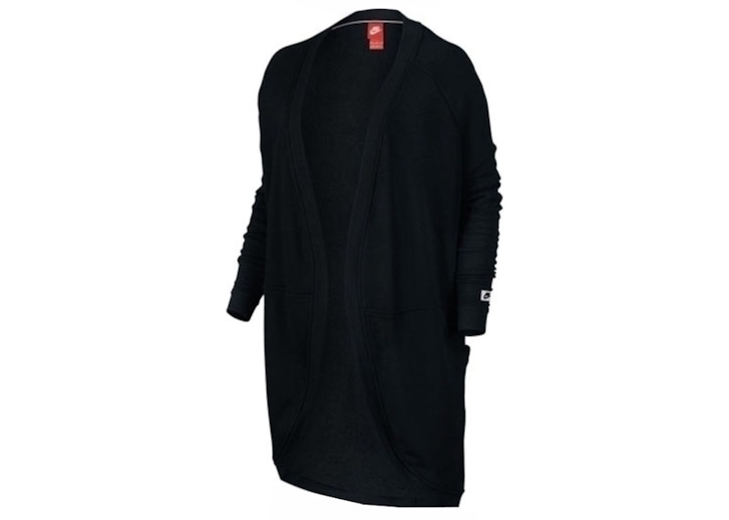 Black best sale nike cardigan