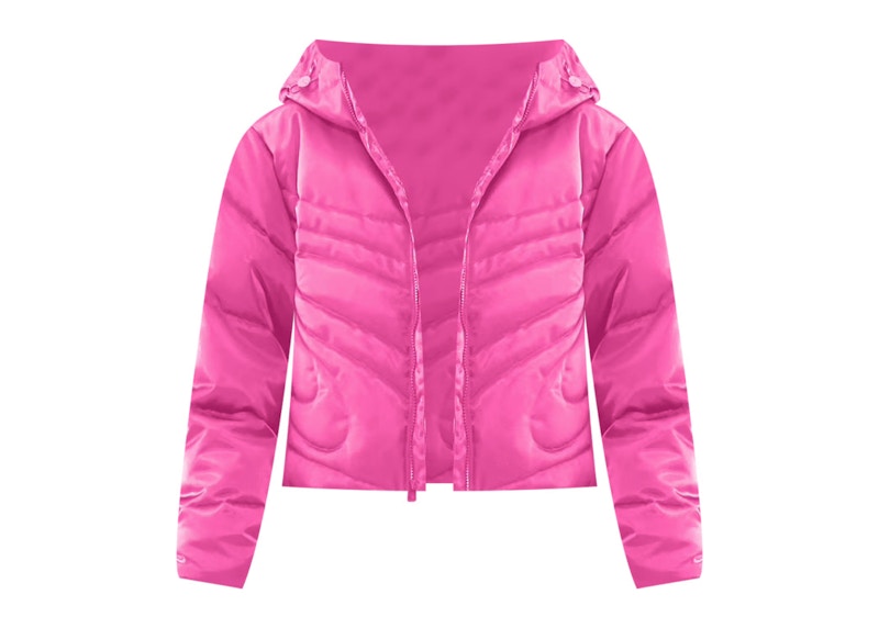 NIKE Pre-owned Sportswear Women's Swoosh Series Thermafit Oversized Puffer Jacket In Pink Spell