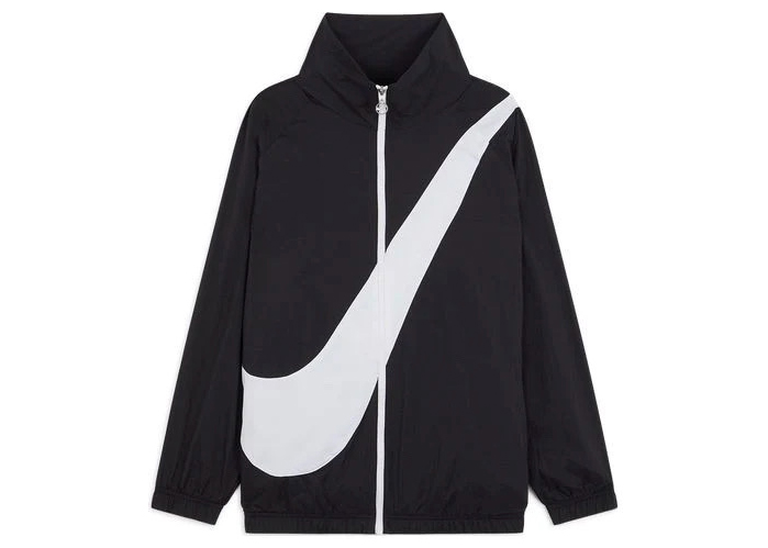 Nike Sportswear Women's Swoosh Woven Jacket Black/White - FW23 - US