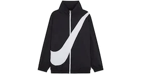 Nike Sportswear Women's Swoosh Woven Jacket Black/White